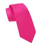 Hot Pink XL Formal Tie for Men