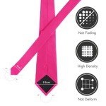 Hot Pink XL Formal Tie for Men