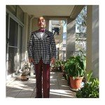 Men's Adjustable Silk Bow Tie - Wine Red