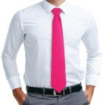 Hot Pink XL Formal Tie for Men