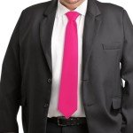 Hot Pink XL Formal Tie for Men
