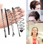 Men's Spiral Hair Bands - 8 Pcs Set