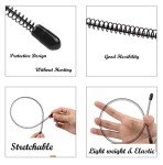 Men's Spiral Hair Bands - 8 Pcs Set