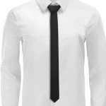 Skinny Black Ties for Men and Women