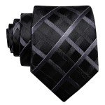 Barry.Wang Men's Striped Silk Tie Set