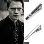 Classic Silver Tie Clips Set for Men