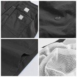 Rdruko Men's Quick Dry Swim Shorts - Grey