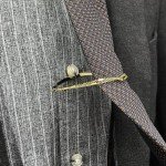 AWOCAN Men's Tie Chains Set - Gold & Silver