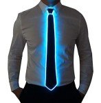 LED Light Up Tie for Men - Black