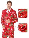 Red Christmas Suit for Men - Funny Xmas Outfit