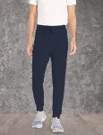 Jockey Men's Navy Fleece Joggers with Zips