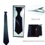 LED Light Up Tie for Men - Black