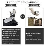 Men's Adjustable X Back Suspenders with Strong Clips