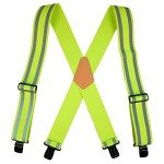 High Visibility Reflective Work Suspenders for Men