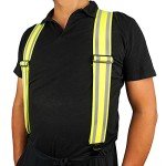 High Visibility Reflective Work Suspenders for Men
