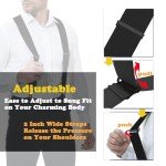 Heavy-Duty Black Suspenders for Big and Tall Men
