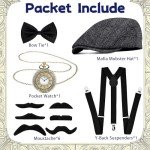 1920s Men’s Gatsby Costume Accessories Set