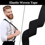 LINKPEACE Men's Adjustable X-Back Work Suspenders