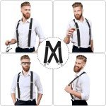LINKPEACE Men's Adjustable X-Back Work Suspenders