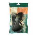 Men's Adjustable Sock Garters 2-Pack - Black Clips