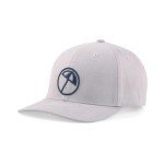 PUMA Men's Umbrella Hat in Mirage Gray-Navy