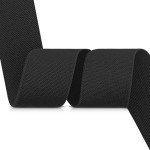 Men's Adjustable Black Elastic Hook Suspenders