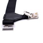 Men's Adjustable Sock Garters 2-Pack - Black Clips