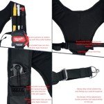 Men's Padded Tool Belt Suspenders for Big & Tall