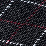 Men's 48" Adjustable Y Shape Suspenders - Black Argyle