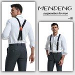 Men's Vintage Bronze Snap Hook Suspenders