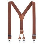 Adjustable Y-Back Suspenders for Men and Boys