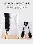 Kohentact Y-Shape Clip-On Men's Suspenders