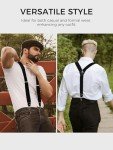 Kohentact Y-Shape Clip-On Men's Suspenders