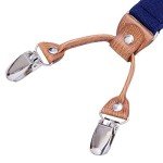 Adjustable Y-Back Suspenders for Men and Boys