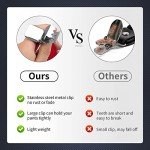 Men's Heavy Duty 4-Clip Adjustable Red Suspenders