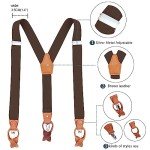 MENDENG Vintage Bronze Y-Shape Adjustable Suspenders