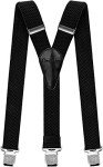 Men's Heavy Duty Y-Back Suspenders with Strong Clips