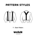 Welch Men's Black 2-Inch Work Suspenders