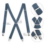 Men's Adjustable Suspenders for Jeans and Work
