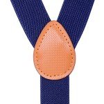 Men's Navy Suspender Set with Bow Tie