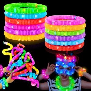 24 Pieces Light-Up Party Favors for Mardi Gras