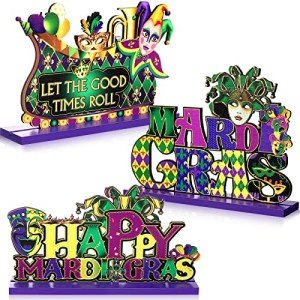 Mardi Gras Table Centerpieces - Let the Good Times Roll!