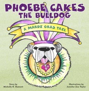 Mardi Gras Bulldog Tail by Phoebe Cakes