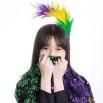 1920s Feather Fascinator Headband for Mardi Gras