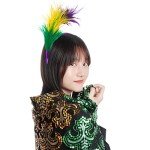 1920s Feather Fascinator Headband for Mardi Gras