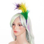 1920s Feather Fascinator Headband for Mardi Gras