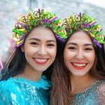 Mardi Gras Disco Ball Headband for Women