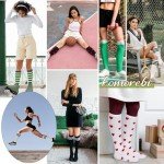 Red Heart Stripe Knee High Socks for Mardi Gras