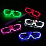 LED Glow Glasses - 25 Packs for Mardi Gras