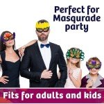 Bulk Mardi Gras Masks Pack – 50 Festive Masks
